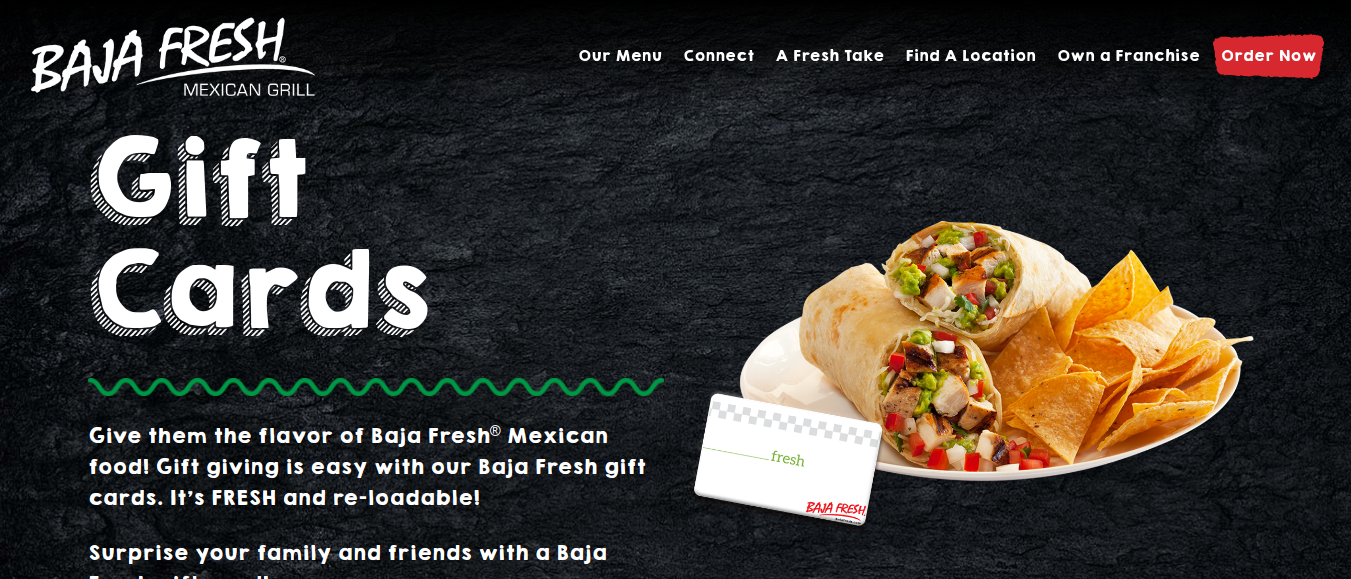 Baja Fresh Gift Card logo