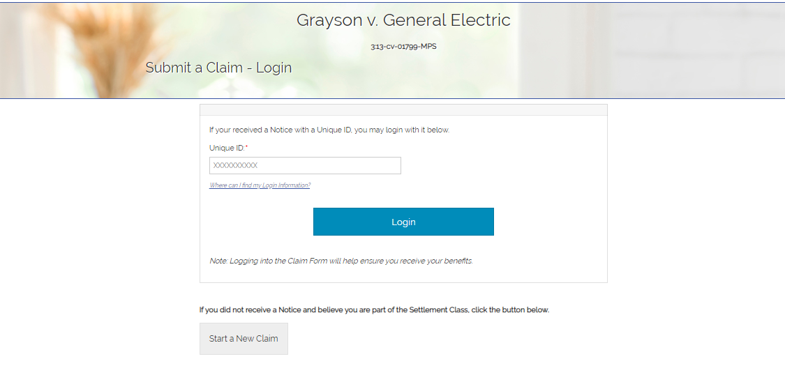 Grayson Settlement claim