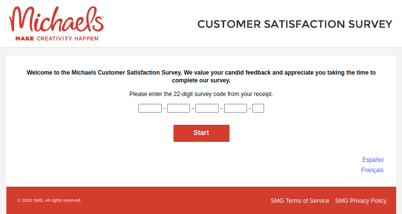 Michaels Survey Logo