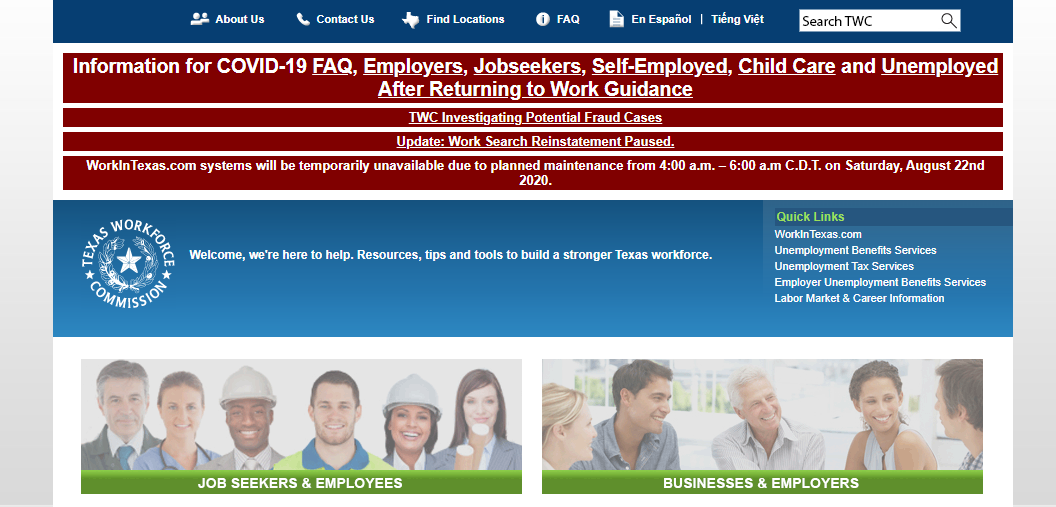 How to Login at the TWC portal