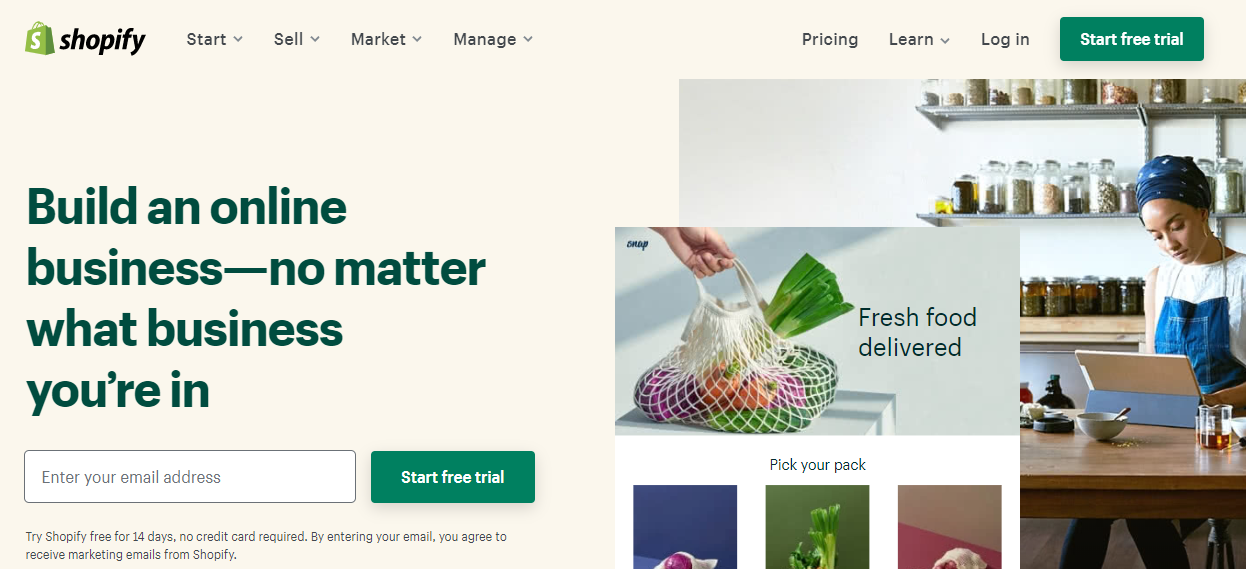 Shopify Online Portal login