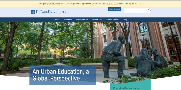 DePaul University portal