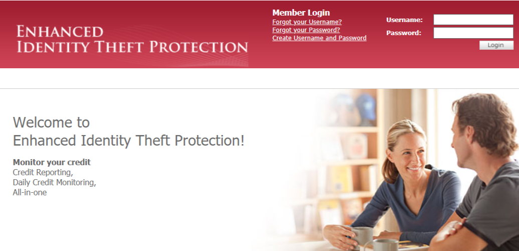 Enhanced identity theft protection portal