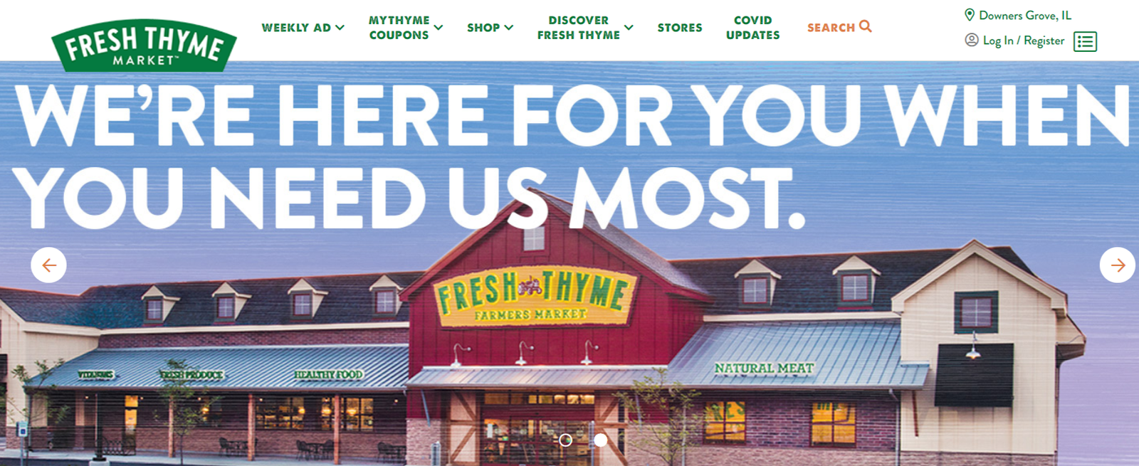 Fresh Thyme feedback