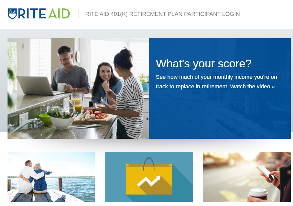 Rite Aid 401 k Account