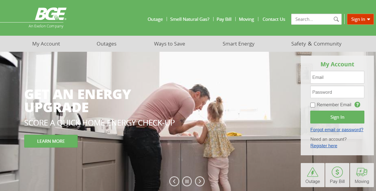 BGE bill pa by phone