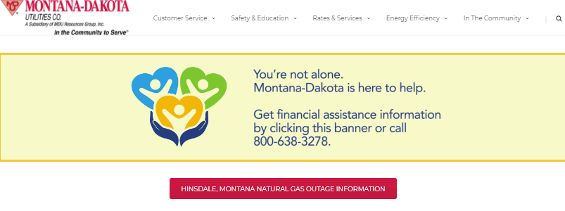 montana dakota utilities login